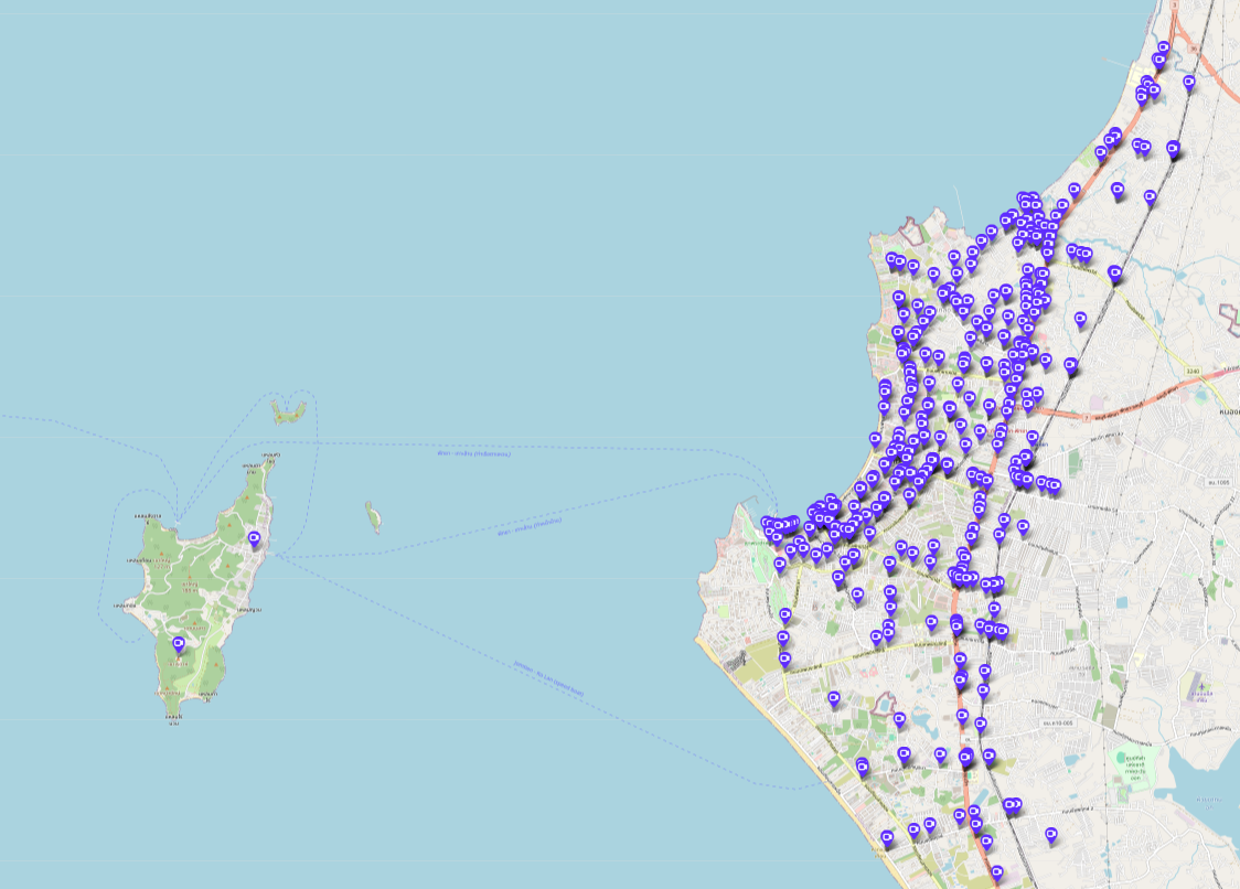 파타야 라이브 CCTV 지도